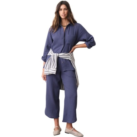 Marine Layer Jane Relaxed Double Cloth Shirt 1