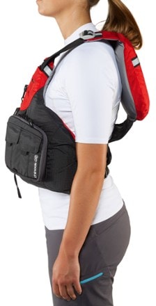 NRS Chinook OS PFD Side view (Red)