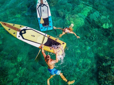 Pau Hana Endurance Air Inflatable Stand Up Paddle Board with Paddle - 12' 9