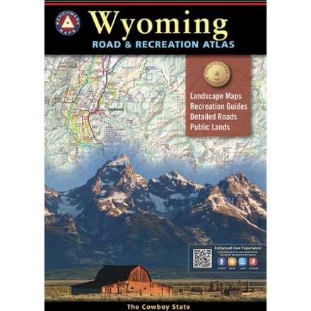 Benchmark Maps Wyoming Road & Recreation Atlas 0