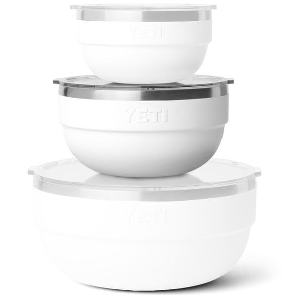 Medium bowl shown in middle (other two sizes not included)