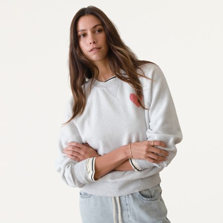 Marine Layer Cloud 9 Fleece Reversible Crewneck Sweatshirt - Women's 4