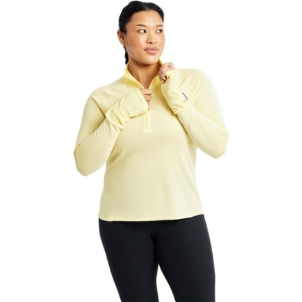 Oiselle Flyout Wool Half-Zip Pullover - Women's 2