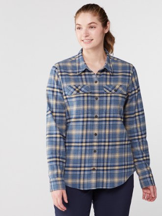 Patagonia Long-Sleeve Midweight Fjord Flannel Shirt - Women's 1