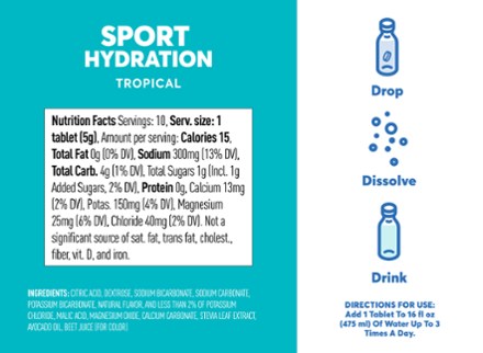 NUUN Sport Hydration Tablets - 10 Servings 2