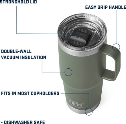 YETI Rambler Vacuum Travel Mug with Stronghold Lid - 20 fl. oz. 3