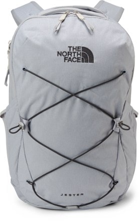The North Face Jester Daypack Back view (Mid Grey Dark Heather)