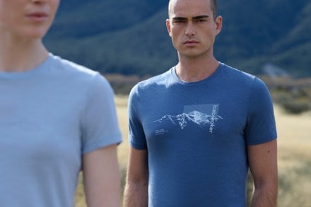Icebreaker Merino 150 Tech Lite Pure Altitude T-Shirt - Men's 2