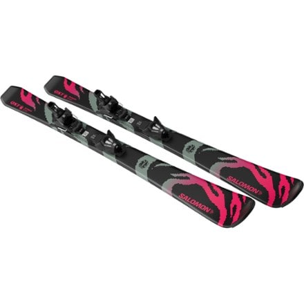 Salomon QST Jr Black S Skis with Bindings - Kids' - 2026/2027 1