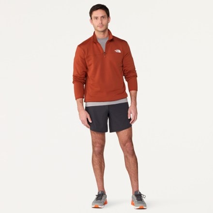 The North Face Cedar Trail Grid Fleece Quarter-Zip Pullover - Men's 3