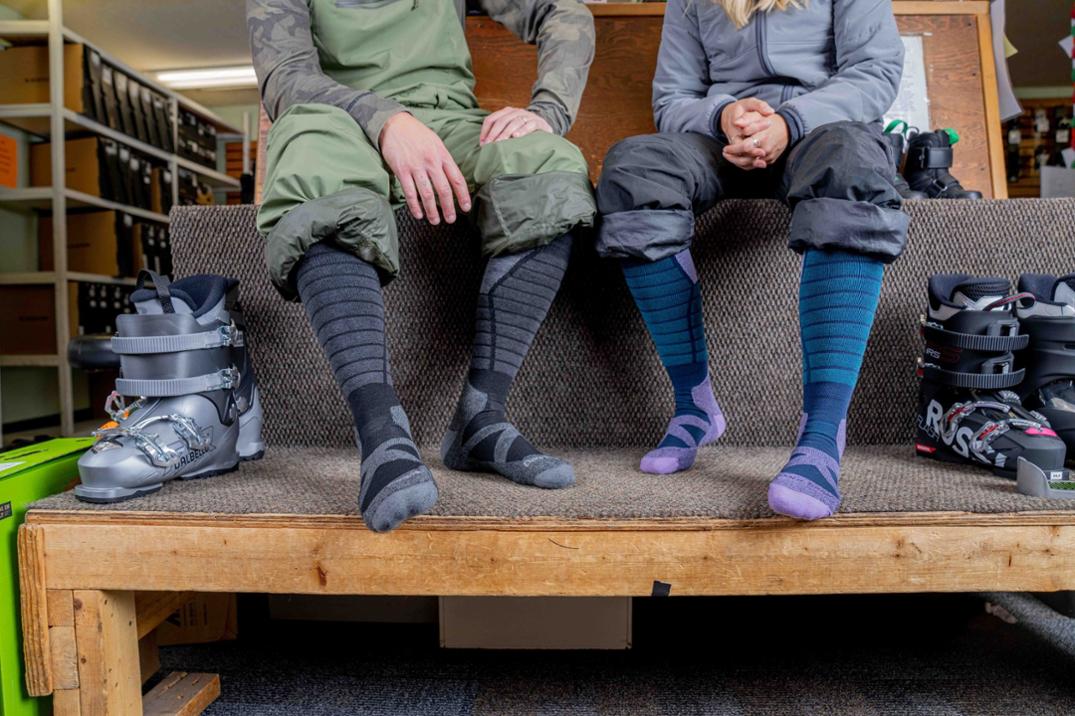 Location Image for Function X Over-The-Calf Midweight Ski and Snowboard Socks - Men's