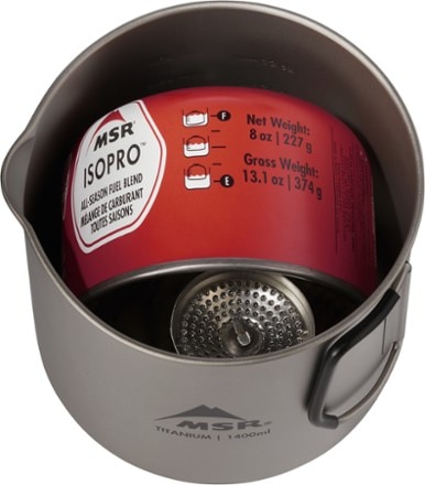 MSR Titan Kettle - 1,400 ml Stove and fuel canister not included