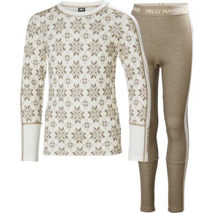 Helly Hansen Graphic Lifa Merino Base Layer Set - Kids' 0