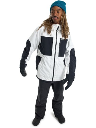 Mens white hotsell snowboard jacket