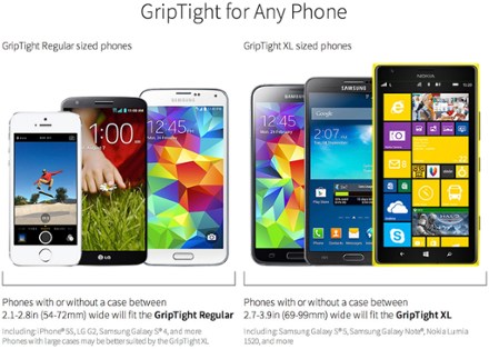 Size Chart (Black/Charcoal)