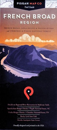 Pisgah Map Co French Broad Region Trail Guide 0