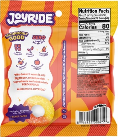 JOYRIDE Zero Sugar Peachy Mango Rings 2