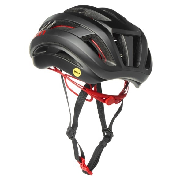 Giro Aries Spherical Helmet - Matte Carbon / Red / S Giro Aries Spherical Helmet - Matte Carbon / Red / S