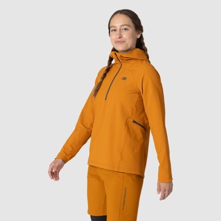Outdoor Research Freewheel Half-Zip Bike Hoodie - Women's 4
