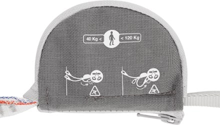 Petzl Scorpio Vertigo Lanyard Protective pouch with zippered closure (Blue)
