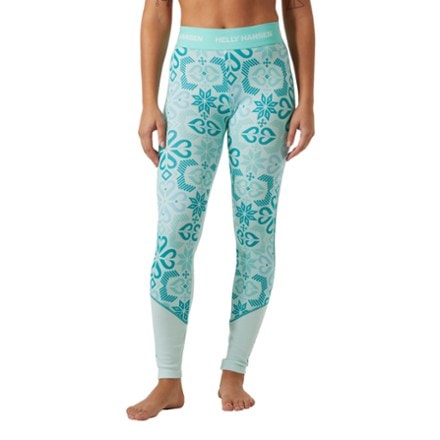 Helly Hansen LIFA Merino Midweight Graphic Base Layer Pants - Women's 1