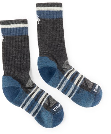 Smartwool Outdoor Light Cushion Crew Socks Gray 