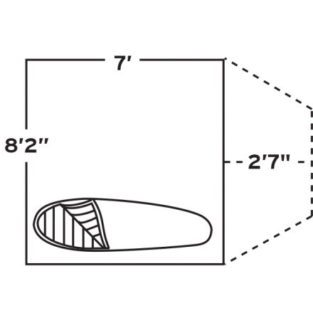 Tent Floor Plan (Grey/Orange/Apple Green)