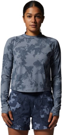 Mountain Hardwear Crater Lake Long Sleeve Crop Top - Women's 0