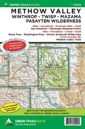 Green Trails Map 51SX - Methow Valley, WA 0
