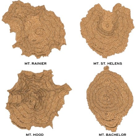 NORTH DRINKWARE LLC Cork Coasters - Set of 4 1