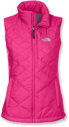 north face pink vest