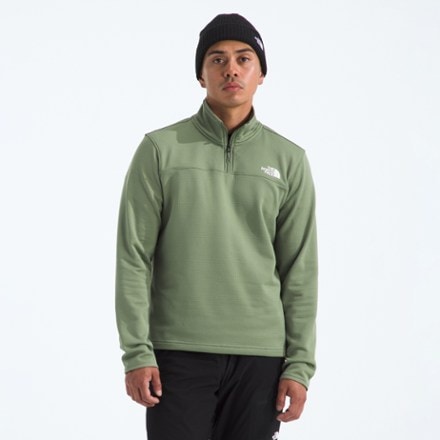 The North Face Cedar Trail Grid Fleece Quarter-Zip Pullover - Men's 1