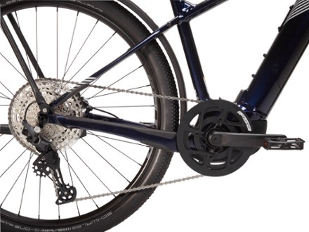 Cannondale Tesoro Neo X 2 Electric Bike Drivetrain (Midnight Blue)