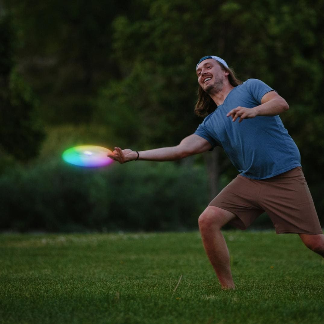 Location Image for Flashflight Rechargeable Light-Up Flying Disc - Disc-O Tech