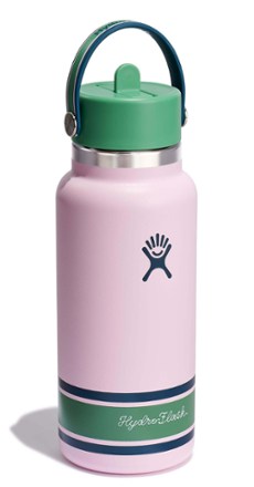 Hydro Flask Wide-Mouth Vacuum Water Bottle with Flex Straw Cap - 32 fl. oz. - Limited Edition 0