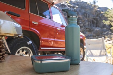 Klean Kanteen Single-Wall Classic Water Bottle with Flip Seal Sport Cap - 27 fl. oz. 1
