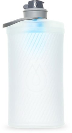 Hydrapak Flux+ 1.5L Water Bottle in Clear / HP Blue