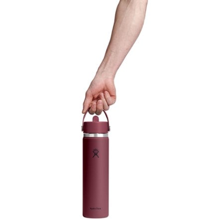 Hydro Flask Wide-Mouth Vacuum Water Bottle with Flex Straw Cap - 24 fl. oz. 2