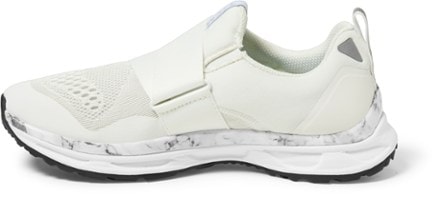 TIEM Slipstream Indoor Cycling Shoes - Women's Left view (White Marble)
