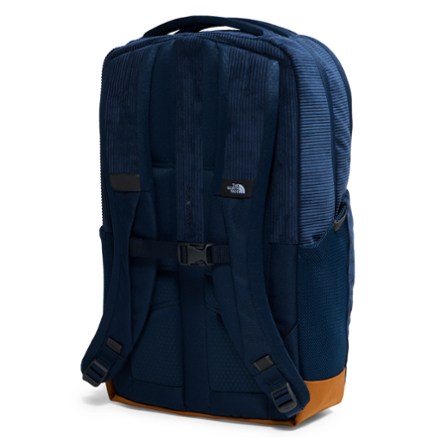 north face dark blue backpack Custom Logo The Cosmic Blue/Asphalt Grey Fall Line lined pocket for sunglasses The North Face Recon Backpack