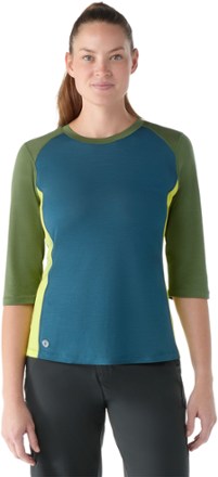 Smartwool Ultralite Mountain Bike 3/4-Sleeve T-Shirt - Women's 0
