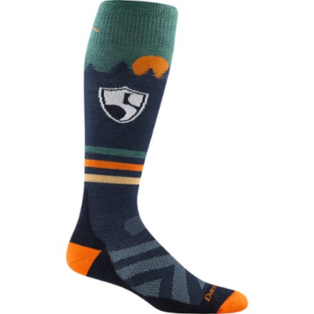 Darn Tough High Fives Over-the-Calf Midweight Ski and Snowboard Socks - Men's 0