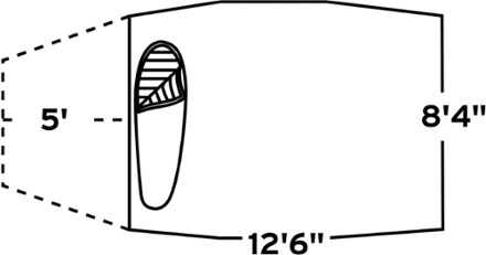 tent floor plan (Sage/Platinum)
