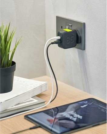 InstantCharger 65W 2 USB  Chargeur USB de type C et de type A GaN