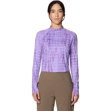 Mountain Hardwear Crater Lake Long-Sleeve Crop Top - Women's 0