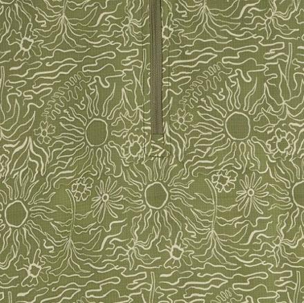 Swatch Image of color Olive Solar Print