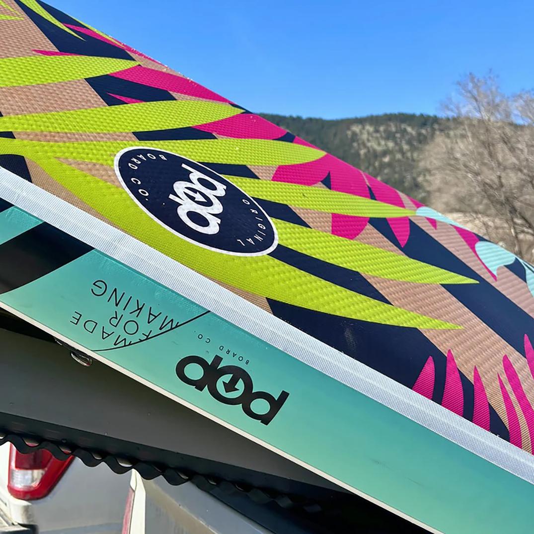 Location Image for Royal Hawaiian Palm Inflatable Stand Up Paddle Board with Paddle - 10'6"