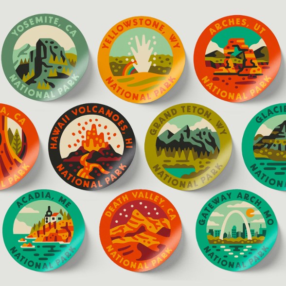 Location Image for National Park Sticker Bottle - 32 fl. oz.