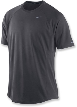 white nike miler t shirt