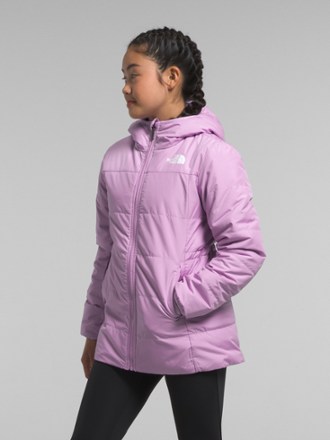 Reversible Mossbud Swirl Insulated Parka - Girls'